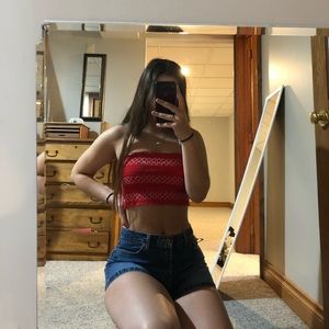 vintage boy cut shorts